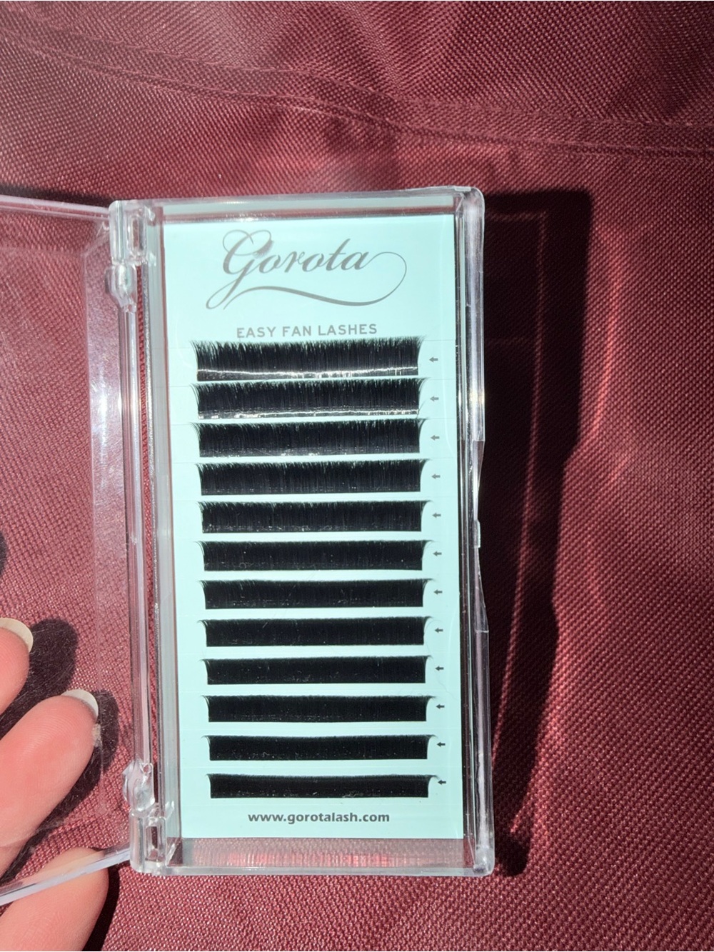 Black Easy Fan Lash Extensions - Professional Volume Trays